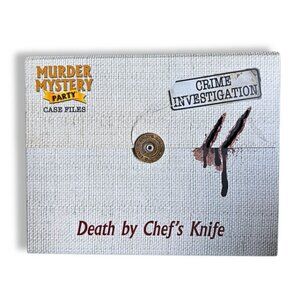 Murder Mystery Party Game Case Files: Death By Chef's Knife University Games